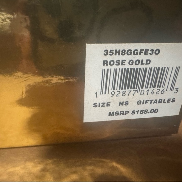 Michael Kors Rose Gold Sparkle NWT $198 - Picture 8 of 9